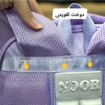 کوله پشتی ابتدایی دخترانه ضد آب ریپس وارداتی مناسب کلاس اول تا چهارم طبی و ضد تعریق - Image 7
