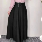 دامن کلوش قد 100مشکی