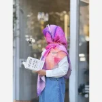روسری نخی کاستوم طرح شادی قواره 115 در 115 - Image 5