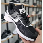 کفش اسپرت مردانه نایک V2K مشکی چرم صنعتی سایز 41 تا 43 - Image 4