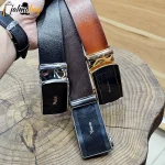 کمربند ریلی چرم طبیعی گاوی 3.5 سانت طول 125 سانتیمتر - Image 4