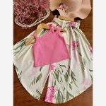 ست تاپ و شلوارک دخترانه کبریتی و بوگاتی مناسب 2 تا 11 سال