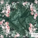 روسری نخ کاستوم طرح صبا قواره بزرگ 140x140 دور دوخت - Image 2