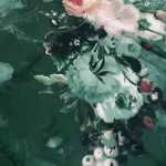 روسری نخ کاستوم طرح صبا قواره بزرگ 140x140 دور دوخت - Image 3