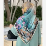 روسری نخ کاستوم سیتو طرح گیتی قواره بزرگ 140x140