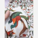 روسری نخ کاستوم طرح حنانه سایز 140 چرخ دوز - Image 7