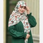 روسری نخ کاستوم طرح حنانه سایز 140 چرخ دوز - Image 12