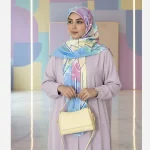 روسری نخ کاستوم طرح رکسانا سایز 140 چرخ دوز سیتو - Image 2
