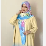 روسری نخ کاستوم طرح رکسانا سایز 140 چرخ دوز سیتو - Image 3