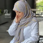روسری مجلسی طرح افرا نخ کاستوم سیتو قواره بزرگ 140x140 لیز نیست