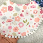 پیشبند حوله ای نوزادی اسپرت طرح دار نخ پنبه دکمه دار مناسب بدو تولد تا 2 سال - Image 7