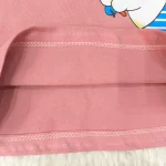 تیشرت شورت نوزادی پسرانه ست تابستانه طرح خرس ماهیگیر جنس پنبه و کتان - Image 8