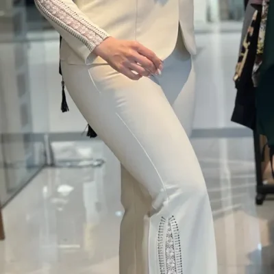 کت و شلوار مجلسی کرم