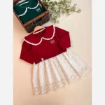 پیراهن دخترانه دورس و دانتل مجلسی سایز 40 تا 55 مناسب 3 تا 10 سال - Image 12