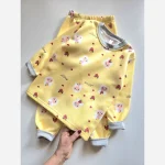 ست لباس راحتی دخترانه تو کرکی گرم مناسب 4 تا 9 سال در سه رنگ