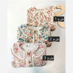 پیراهن دخترانه لینن وارداتی طرح گل مناسب 2 تا 8 سال - Image 2