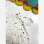 سرهمی نوزاد طرح مزرعه جنس نخ پنبه ضد حساسیت - Image 3