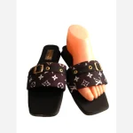 صندل زنانه مدل لوئی ویتون LV رنگ مشکی سایز 37 تا 40 - Image 7