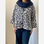 شومیز زنانه کریشه نخ تابستانه خنک فری سایز