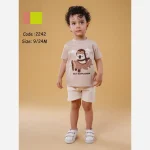 ست تیشرت و شلوارک اسپرت پسرانه طرح خلبان کد MM2242 - Image 5