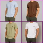 تیشرت مردانه پنبه ساده رنگی سایز L و XL و XXL