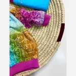 ست هودی و شلوار بچگانه طرح TIGER رنگ صورتی و آبی سایز 2 تا 14 سال - Image 2