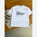 تیشرت اسپرت نوجوان و بچگانه سفید دخترانه و پسرانه وارداتی سایز 150 تا 180 - Image 2