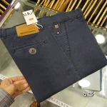 شلوار کتان مردانه کلاسیک مشکی و سبز یشمی سایز 42 تا 52 - Image 6