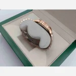 ساعت مچی مردانه رومانسون کرنوگراف رزگلد با صفحه سفید و بند استیل - Image 2