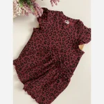 ست تاپ و شلوارک دخترانه و پسرانه پنبه فانریپ سایز 40 تا 55 مناسب 2 تا 9 سال - Image 9