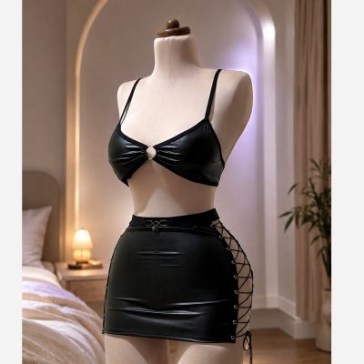کاستوم فانتزی چرم کاغذی بند دار