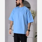 تیشرت دورس باکسی زنانه ساده بیسیک رنگ بندی متنوع سایز L تا XXL برند پگادور - تصویر 7