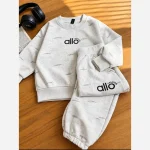 ست بلوز و شلوار بچگانه دورس طرح alo وارداتی سایز 3 تا 8 سال - تصویر 3