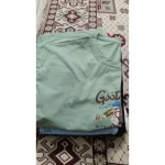 تیشرت دخترانه زنانه باکسی قد 65 سانت - تصویر 8