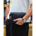 کیف دستی پاسپورتی مونت بلانک چرم وارداتی - تصویر 8