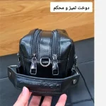 کیف دستی و دوشی مردانه شوزبگ چرم وارداتی درجه یک - تصویر 9