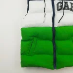 پافر پسرانه GAP سبز سه رنگ شمعی جیبدار - تصویر 4