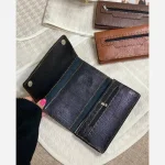 کیف پول و موبایل چرم سه لت مدل عطارد دست دوز با چرم خارجی درجه یک - تصویر 3