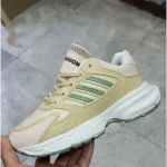 کفش اسپرت دخترانه پسرانه سبز کرم سایز 37 تا 40