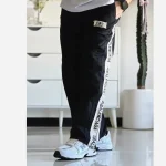 شلوار اسلش نیم بگ بغل نوار بالنسیاگا مشکی فلازت سایز XL XXL XXXL - تصویر 9