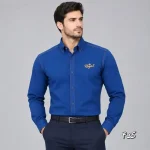پیراهن مردانه بنگال کشی اندامی رنگی آستین بلند سایز L تا 2XL - تصویر 5