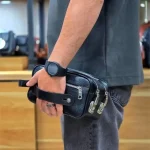 کیف دستی چرم طبیعی چرم ظفر دو خانه 21 سانتی متری - تصویر 2