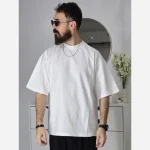 تیشرت دورس باکسی زنانه ساده بیسیک رنگ بندی متنوع سایز L تا XXL برند پگادور - تصویر 4