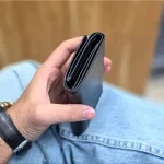 کیف پول چرم مردانه سه لت چرم اصل گاوی - تصویر 5